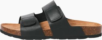 Jack & Jones Mens Jack & Jones JFWBrunswick strap sandal BLACK - Size: 11