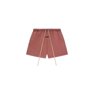 Fear of God Heren, Korte broeken, Rood, Maat: L Fleece