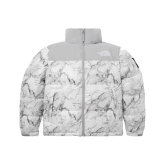 The North Face The North Face White Label Novelty Nuptse Down Jacket P Asia Sizing White Marble NJ1DP51J