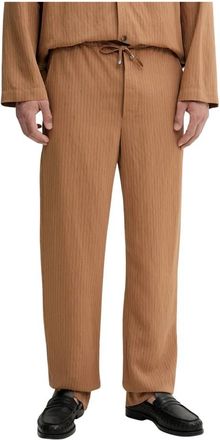 Nanushka Demis Straight Broeken - Heren - Straight fit broeken - Bruin - L - Broeken