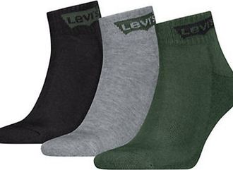 Levi's Calzini Levis - Confezione da 3 - Uomo - 35 - Multicolore / Green/Grey/Black