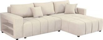 Habitat & Jardin Sof&aacute; esquinero beige 264 x 178 x 88 cm