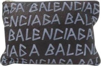 Balenciaga Pre-owned Clutches, female, Black, Size: ONE SIZE Pre-owned Clutch Bag