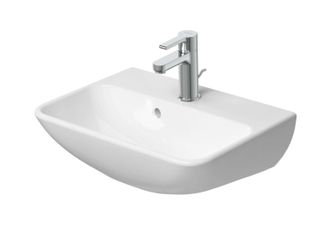 Duravit Duravit Me By Starck - Lavabo 45x32 Cm, Con Rebosadero, Agujero Para Grifo, Durashield, Blanco 071945aa00