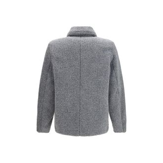 Herno Teddy-Effect M&eacute;lange Jacket - Gray