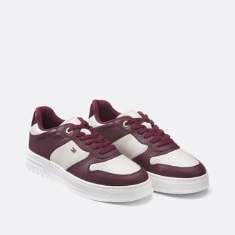 Tommy Hilfiger Sneakers in leer, Cupsole
