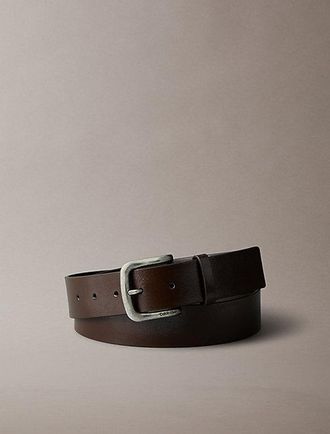 Calvin Klein Cintur&oacute;n Con Hebilla Redonda