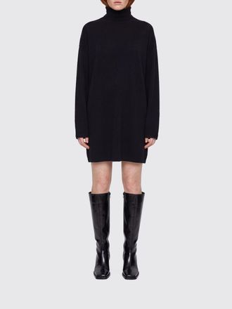 Thom Krom Relaxed Fit Turtleneck Mini Knit Dress in Viscose