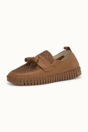 Ilse Jacobsen Womens Tulip Loafer Tassel Sneakers In Nougat