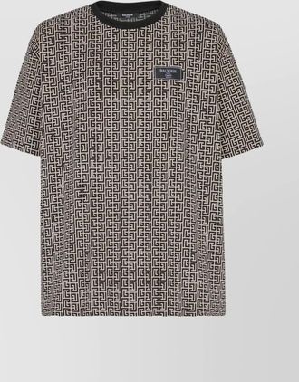 Balmain monogram jacquard t-shirt
