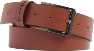 Piquadro Leren Riem van 125 cm met Pin Gesp - Heren - Riemen - Bruin - ONE Size - Leer - Accessoires