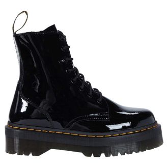 Dr. Martens Jadon Patent Lamper Leather Unisex Ankle Boots - Black - Size:UK 6.5