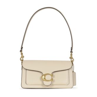 Coach Shoulder Bags, female, Beige, ONE SIZE, Polished Pebble Leather Shoulder Bag