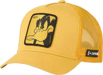 Looney Tunes Heren Daffy Duck Capslab Baseball Cap (Geel)