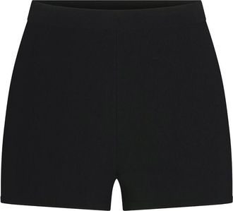 SKIMS High-waisted Knit Shorts - Black - M (UK12-14)