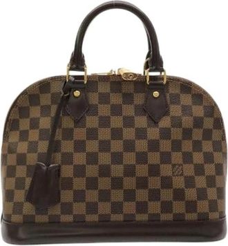 Louis Vuitton Pre-owned Alma Damier Tas - Dames - Vintage Handtas - Bruin - ONE Size - Vintage