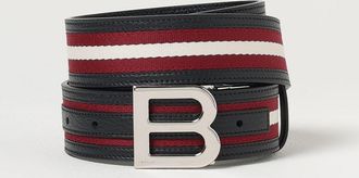 Bally Cintura Bally in pelle a grana e nylon