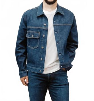 Citizens Of Humanity Box Denim Jacket In Crosshatch