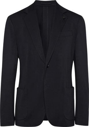 Lardini Jassen, Heren, Zwart, 4Xl, Leer, Easy Wear Drop 7 Jas