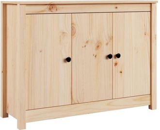 vidaXL Sideboard 100x35x74 cm Solid Wood Pine Vidaxl