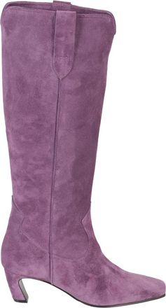 Aldo Castagna High Boots - Dames - Hoge Laarzen - Paars - 39 EU - Leer - Schoenen