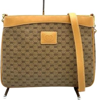 Gucci Pre-owned Cross Body Bags, female, Brown, Size: ONE SIZE Pre-owned Shoulder Bag