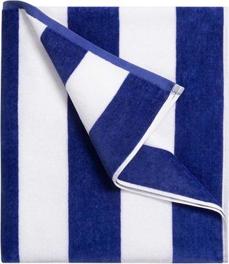 No Brand Toalla De Playa Para Adultos - 90180 Cm - Estilo Cl&aacute;sico A Rayas - Secado R&aacute;pido - S&uacute;per Absorbente - Rizo De Doble Cara Con Rayas Te&ntilde;idas En Hilo - T