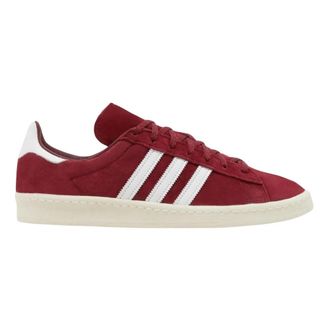 adidas Limited Edition Campus 80s Burgundy Sneakers - Heren - Skateschoenen - Rood - 45 1/3 EU - Leer - Fitness