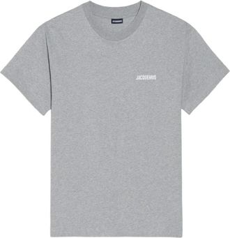 Jacquemus Grey Logo T-Shirt Size M