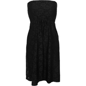 Urban Classics Dames/Dames Kanten Jurk (Zwart)