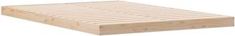 vidaXL Vidaxl - Estructura De Cama Natural 160 X 210 Cm Madera Maciza De Pino