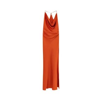 Actualee Maxi Dresses, female, Orange, Size: XS Maxi Dress