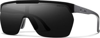 Smith XC 138mm ChromaPop Polarized Oversize Shield Sunglasses in Matte Black /Chromapop Black at Nordstrom