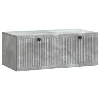 vidaXL Mueble Para Tv De Pared Gris Hormig&oacute;n 78,5 X 41 X 30 Cm Vidaxl