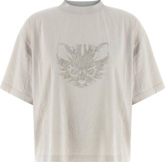 Balenciaga White Kittycat T-shirt