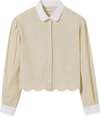 Claudie Pierlot Camicia a righe - Giallo