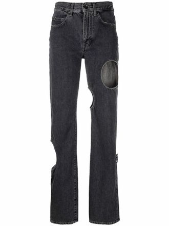Off-white Jeans dritti Meteor - Grigio
