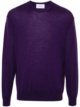 D4.0 wool sweater - Purple