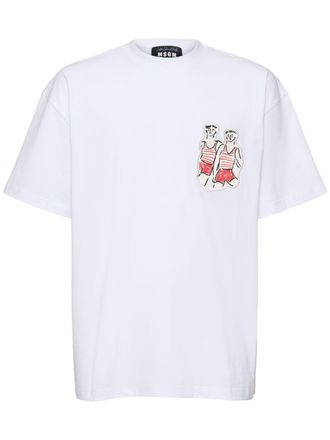 Tシャツ・カットソー MSGM Woman T-Shirt White 2000MDM500200002 01 T-Shirts and Top for Women | Designer women's T-Shirts