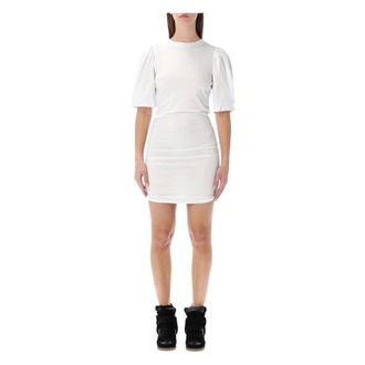 Isabel Marant Dames, Jurken, Wit, Maat: M Katoen