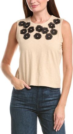 Nic+Zoe Nic & Zoe Organza Applique Tank