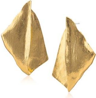 Jardin 14K Gold Plated Organic Statement Earrings at Nordstrom Rack