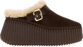 Chlo&eacute; Nama Slippers - unisex - Schoenen - Bruin - Maat: 40 EU Su&egrave;de