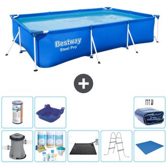 Bestway Piscina Bestway Steel Pro Rectangular - 300x201x66 Cm - 8-piezas S21574