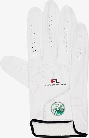 Malbon Golf Mens Furtura Golf Glove (Right Hand) In White