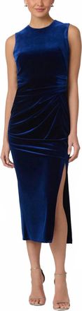 Shoshanna Viv Midi Dress In Navy