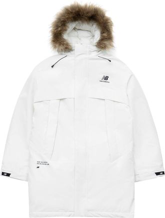 New Balance Long Puff Down Jacket Asia Sizing White 5PC44303-IV