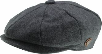 Generic Royal Stallion Wool Baker Boy Cap in Dark Grey, Size: Medium (57cm)