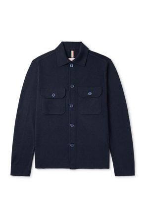 Orlebar Brown Brigg Merino Wool Shirt Jacket