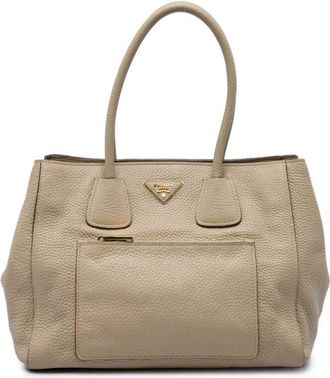 Prada Pre-owned Prada Vitello Daino Front Pocket Open Convertible Tote Ladies ONB0GNGUCUGBE8E7